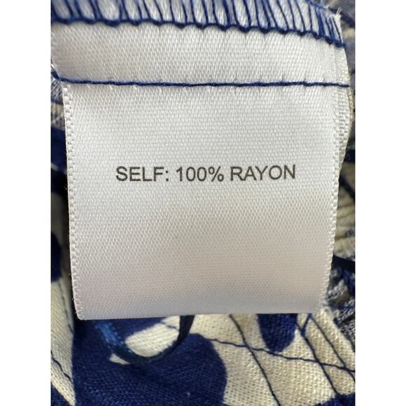 NWT Rose + Olive Getaway Two-Piece Set Crop Top & Pants Tropical Print M - Picture 4 of 4